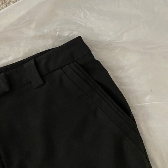 Larry Levine Y2K Black Dressy Wide Leg Capris SZ 14 NEW - Picture 4 of 11